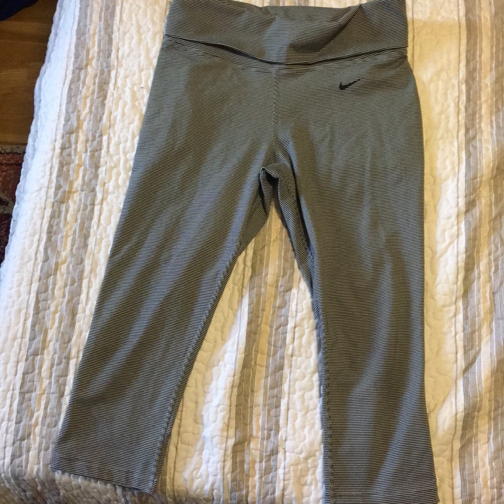 Nike fold over workout leggings